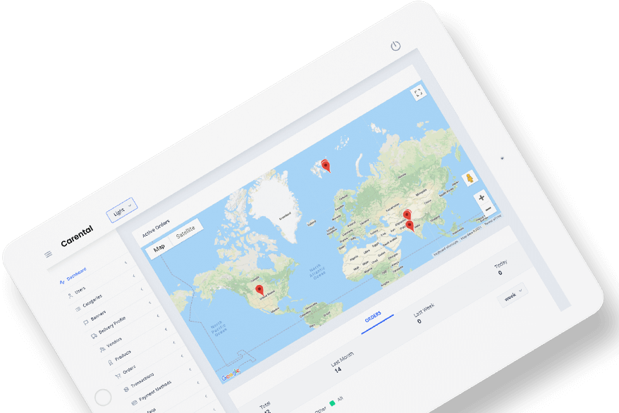 Delivoo Demo admin