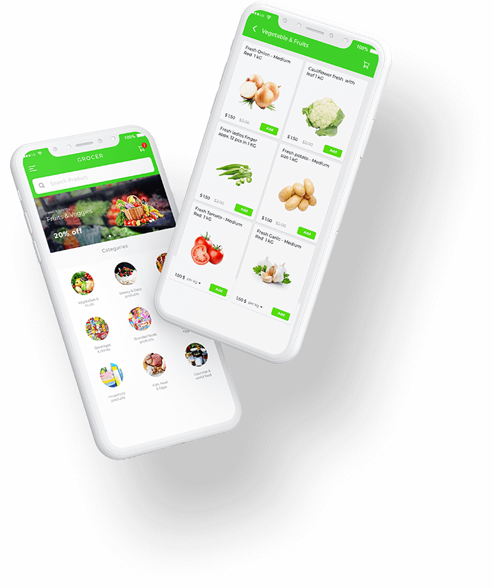 Woocommerce Grocery Ordering App with Grocery Delivery App